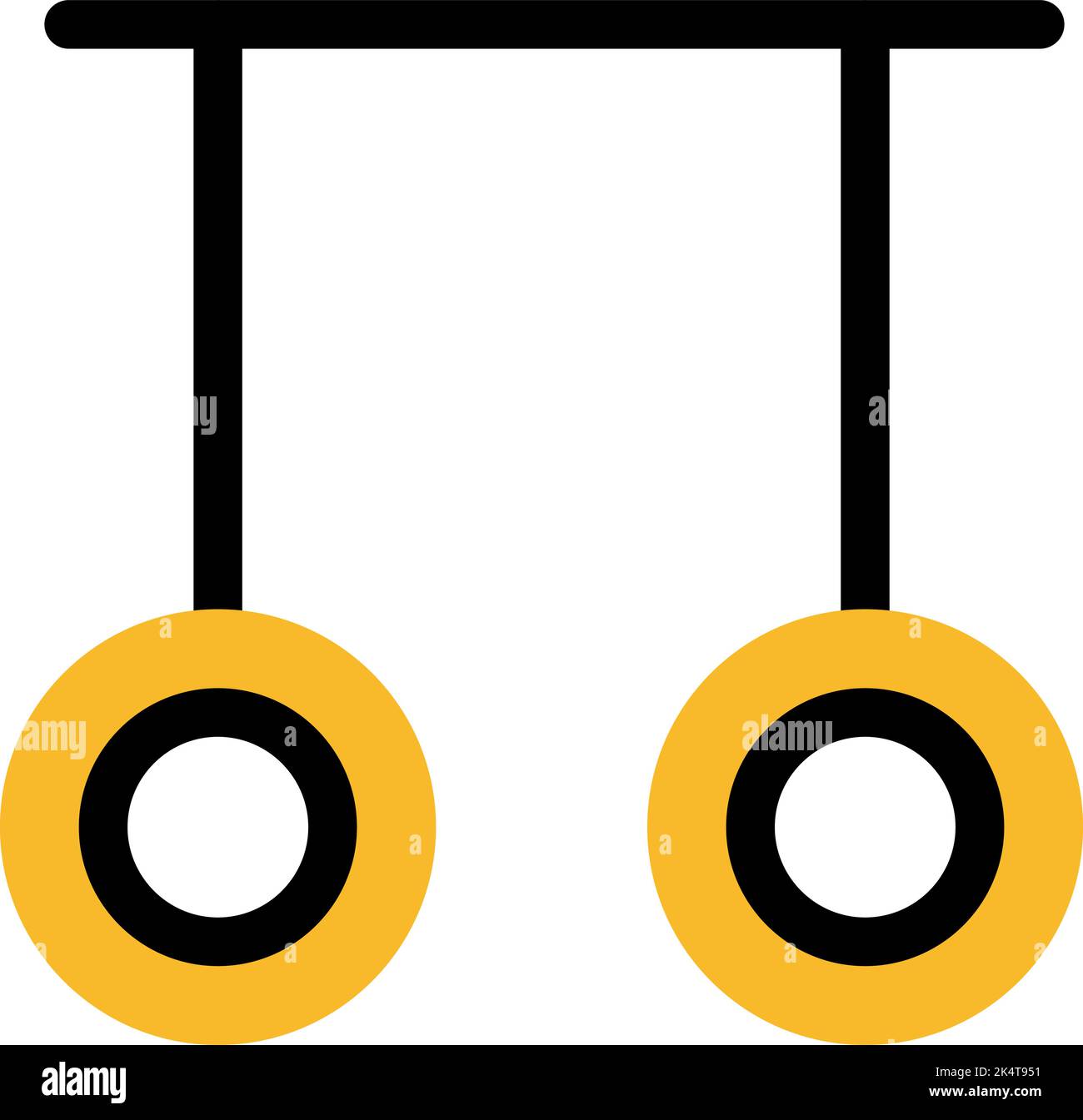 Gym activity, illustration, vector on a white background Stock Vector ...