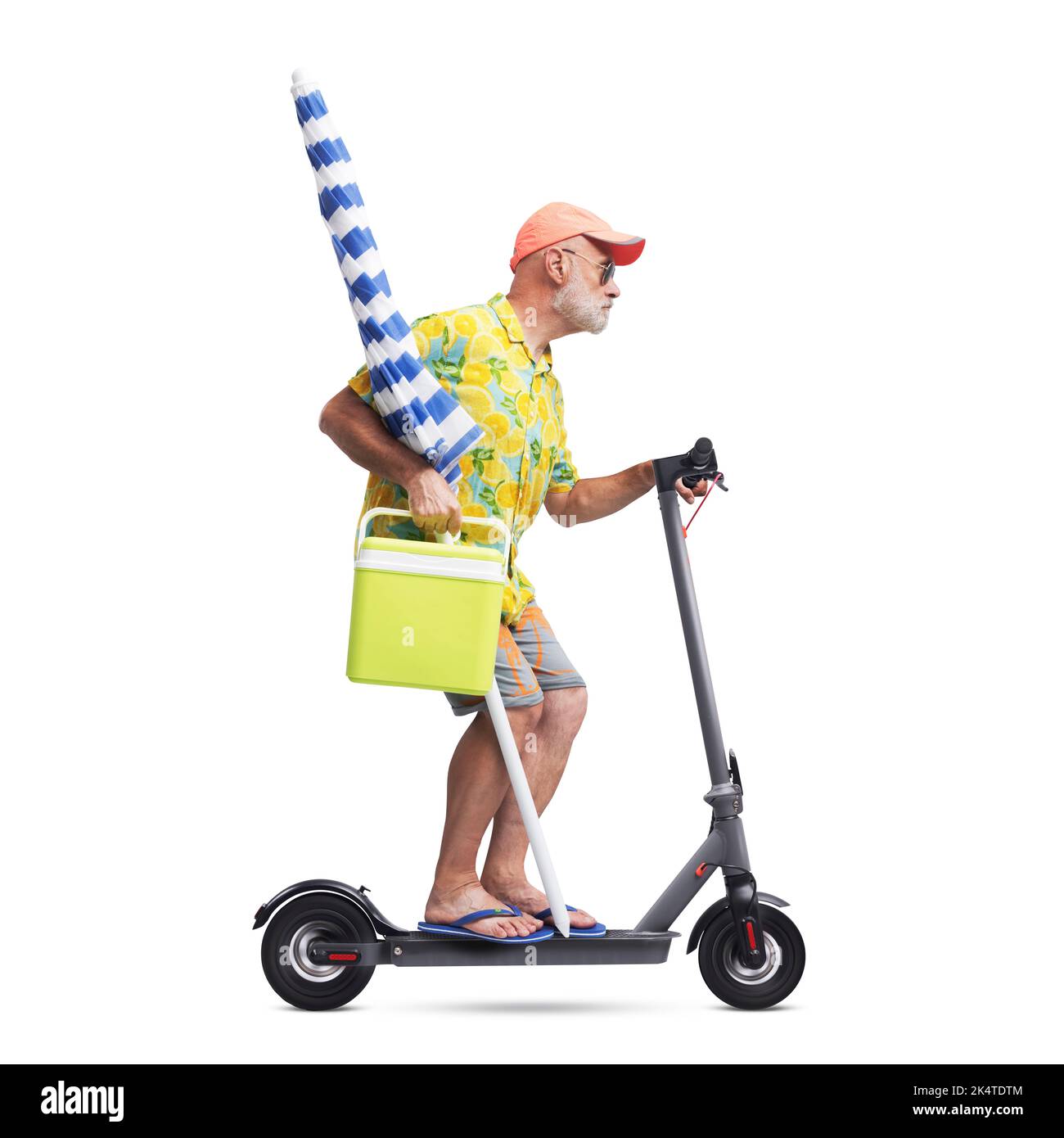 Electric scooter driving Cut Out Stock Images & Pictures - Page 3 - Alamy