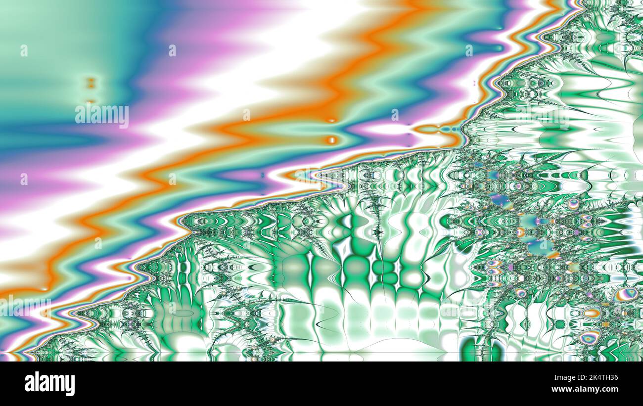 Abstract Computer generated Fractal design. A fractal is a never-ending ...