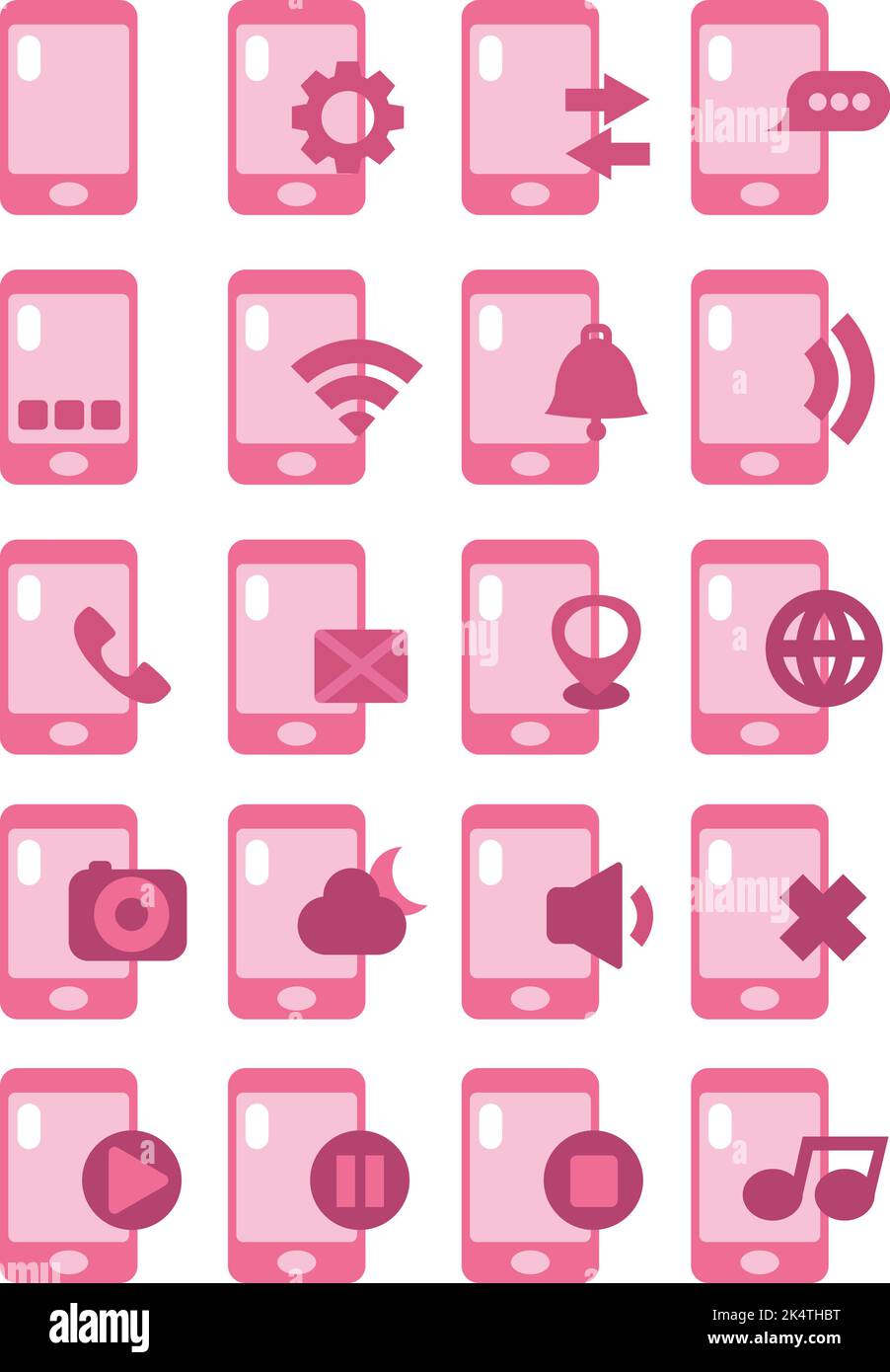 Phone entertaintment, illustration, vector on a white background. Stock Vector