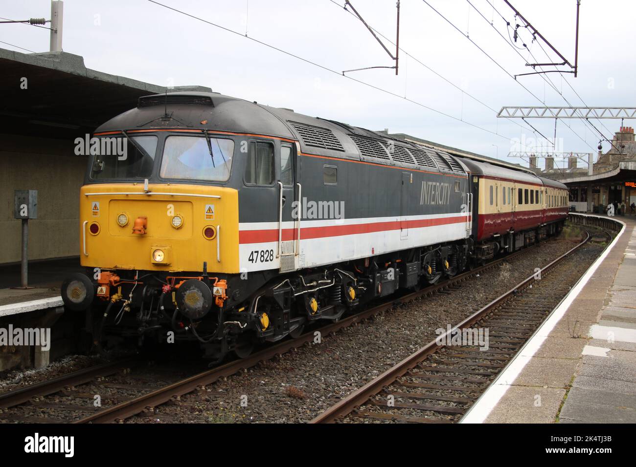 Steam Dreams the Lakes Express special train, Carnforth railway station, 30th September 2022