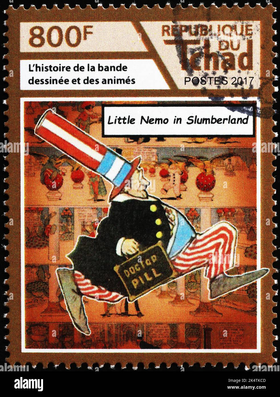 Cartoon Little Nemo in Slumberland celebrated on postage stamp Stock Photo