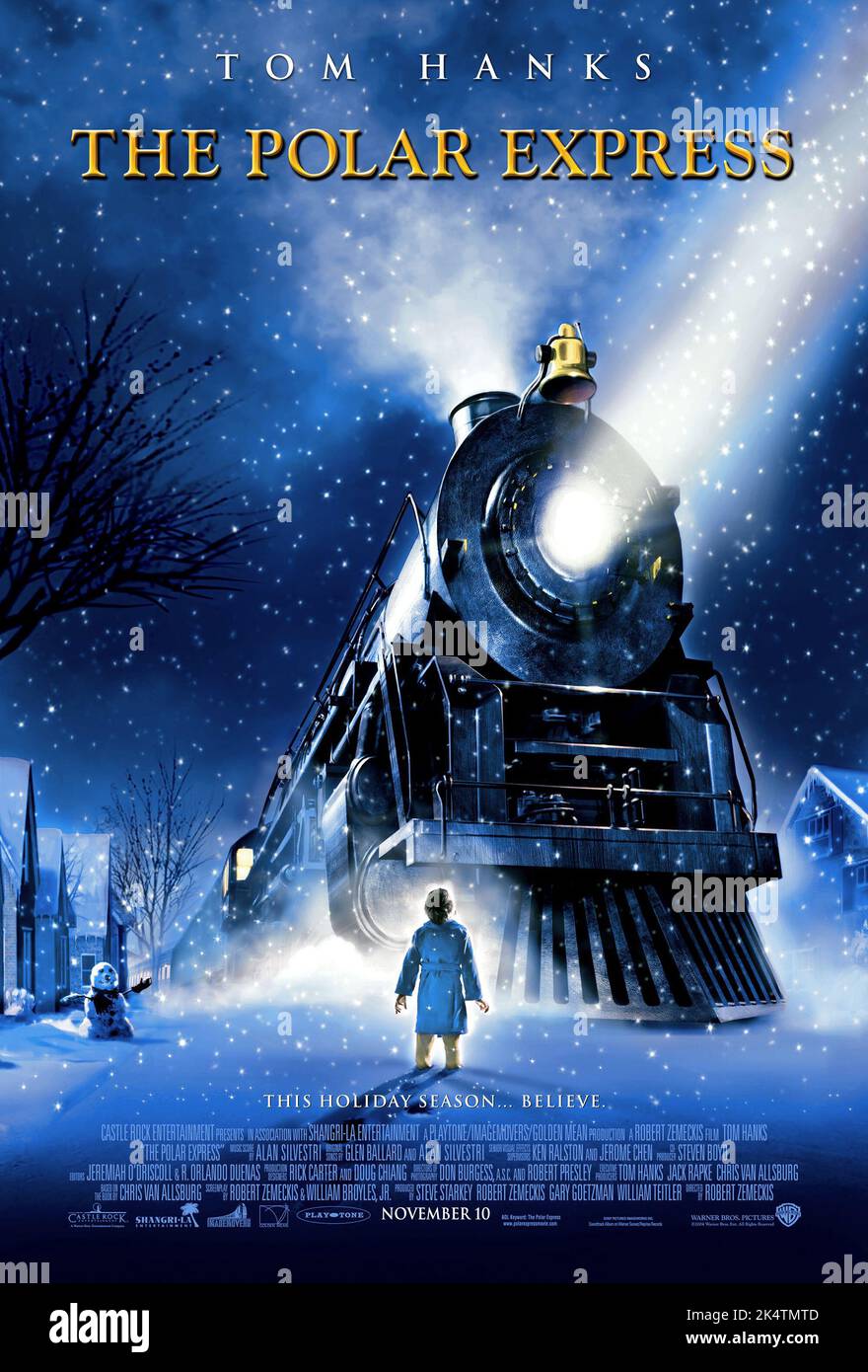 The Polar Express 2004 The Polar Express Movie Poster Stock Photo Alamy