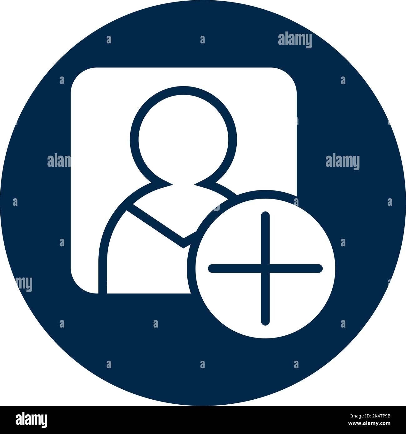 Blogging follower, illustration, vector on a white background. Stock Vector
