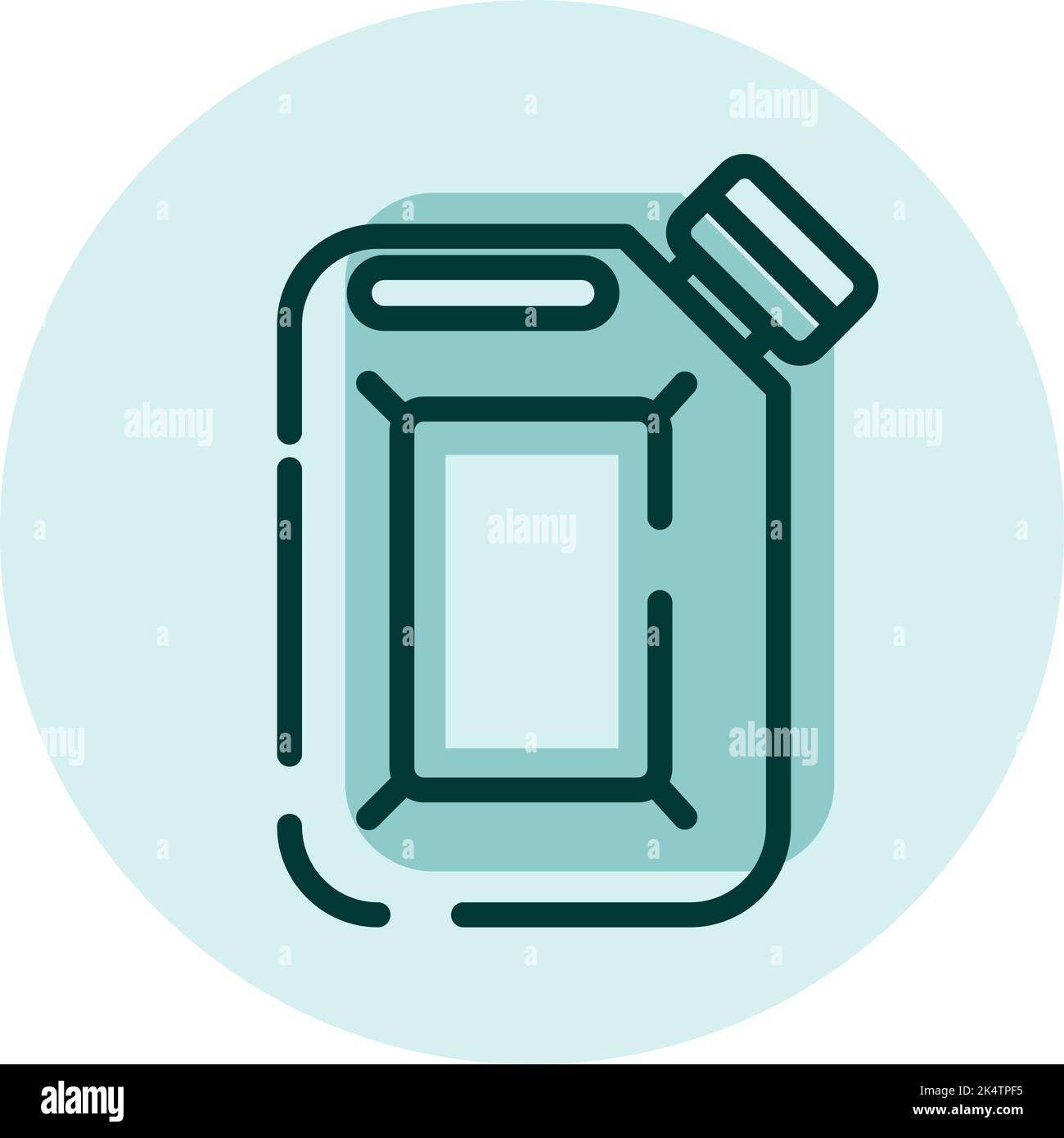 Camping fuel, illustration, vector on a white background. Stock Vector