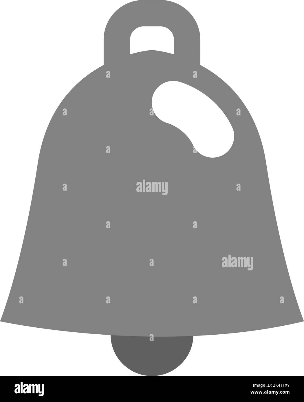 Education bell, illustration, vector on a white background. Stock Vector