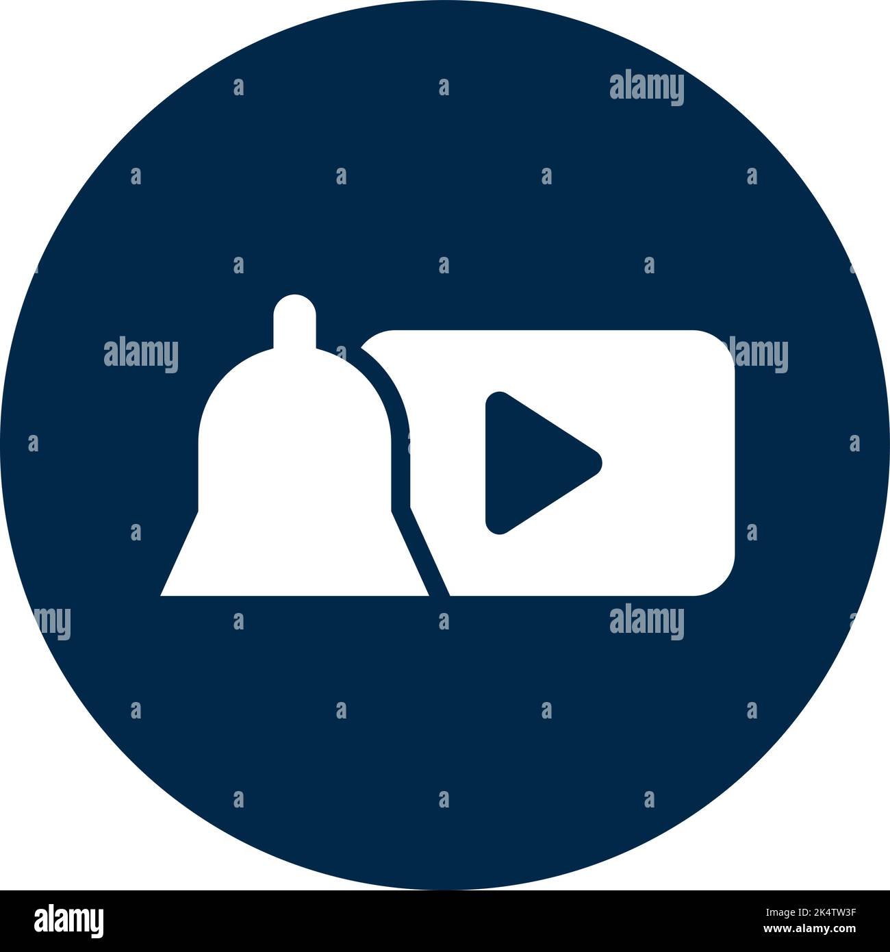 Blogging subscription, illustration, vector on a white background. Stock Vector