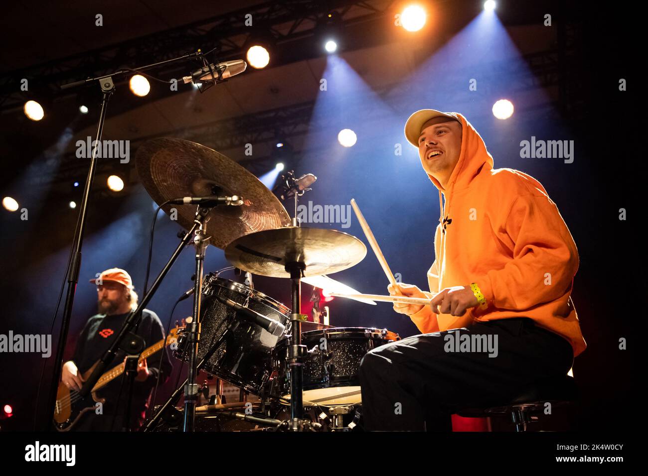 Silvan Strauss Ensemble perfoms at the Montreux Jazz Festival, on July