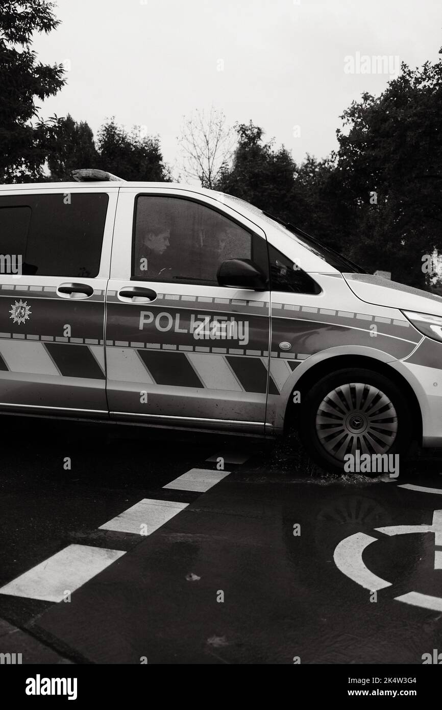 German police car hi-res stock photography and images - Alamy