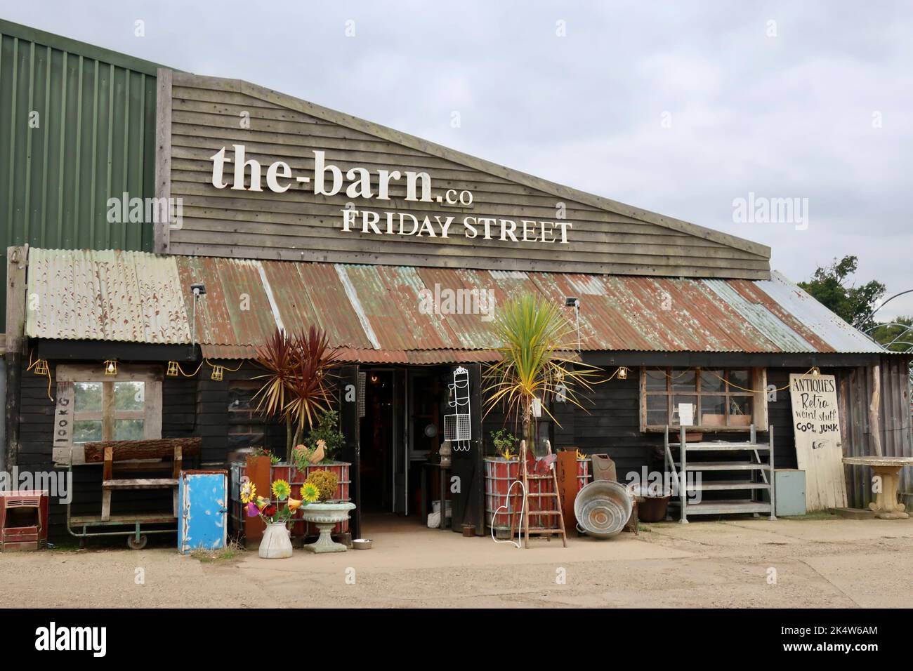 Farnham, Suffolk 4 October 2022 The Barn at Friday Street. Antiques