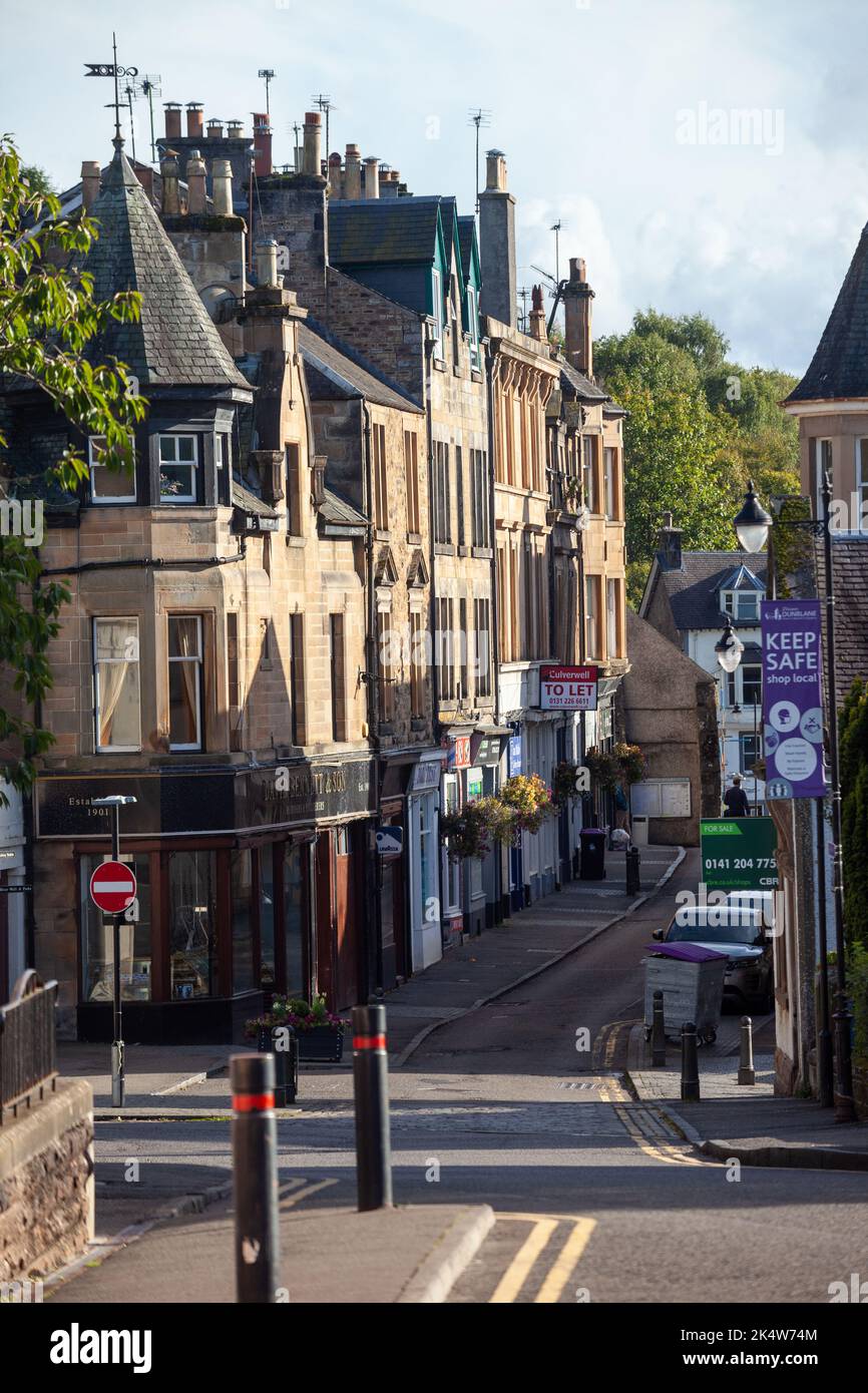 High Street, Dunblane, Stirling, Scotland Stock Photo Alamy
