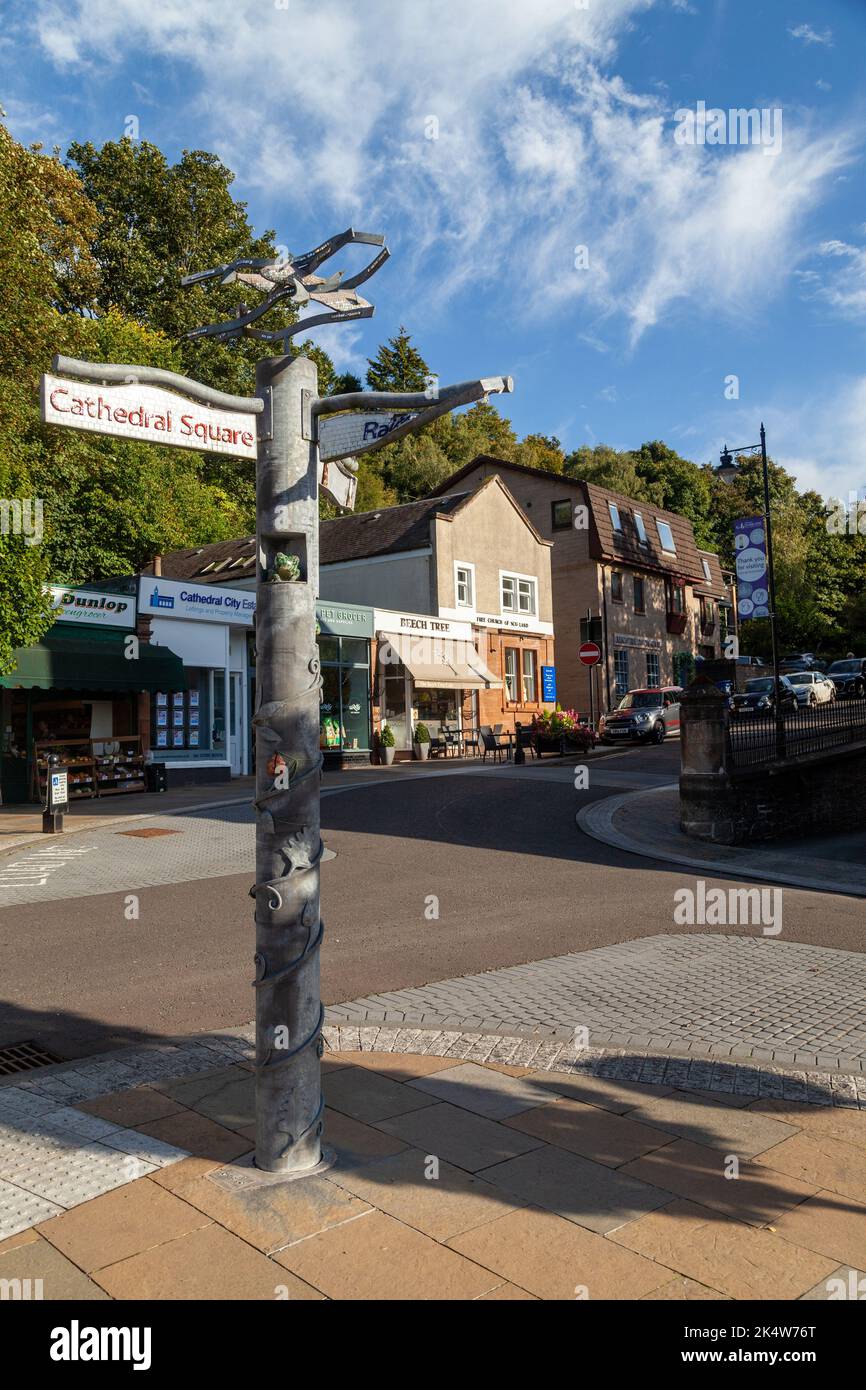High Street, Dunblane, Stirling, Scotland Stock Photo Alamy