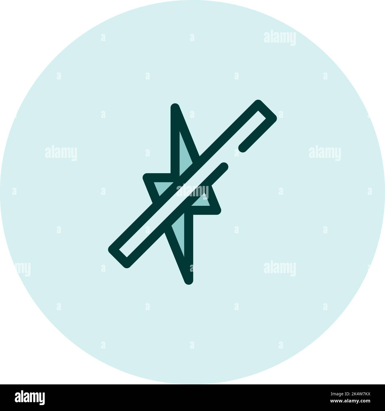 Mobile phone no flash, illustration, vector on a white background. Stock Vector