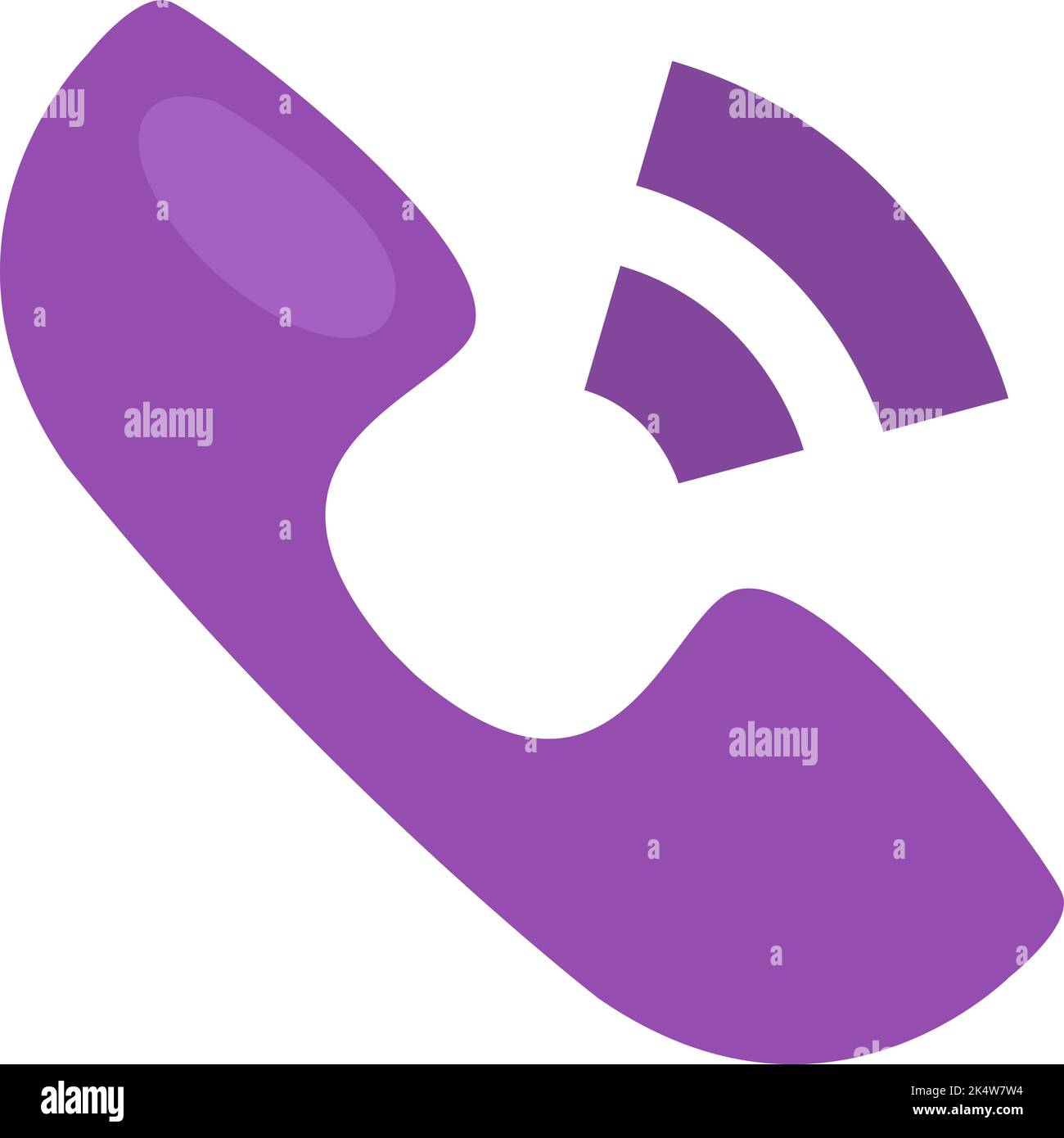 Logistics call, illustration, vector on a white background. Stock Vector