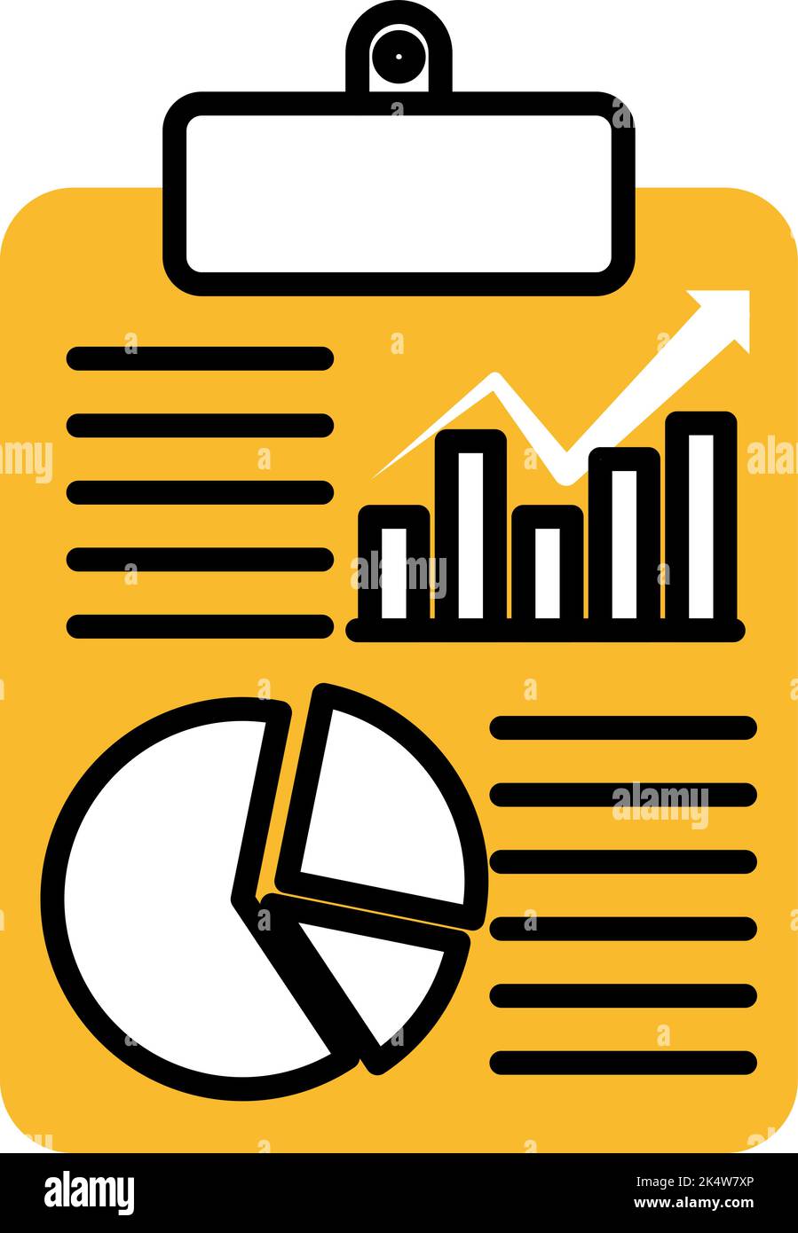 Project menagement analyses, illustration, vector on a white background. Stock Vector