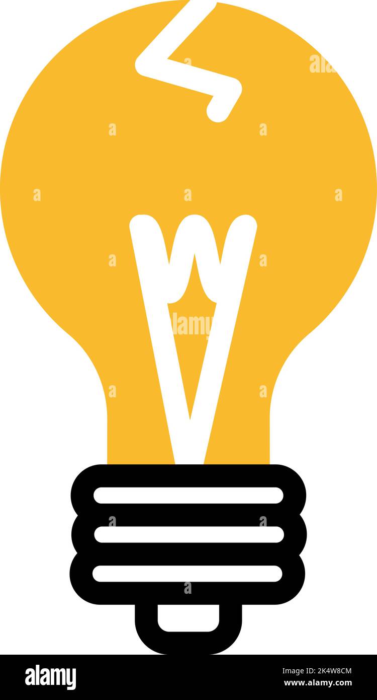 Recycling lamp, illustration, vector on a white background. Stock Vector