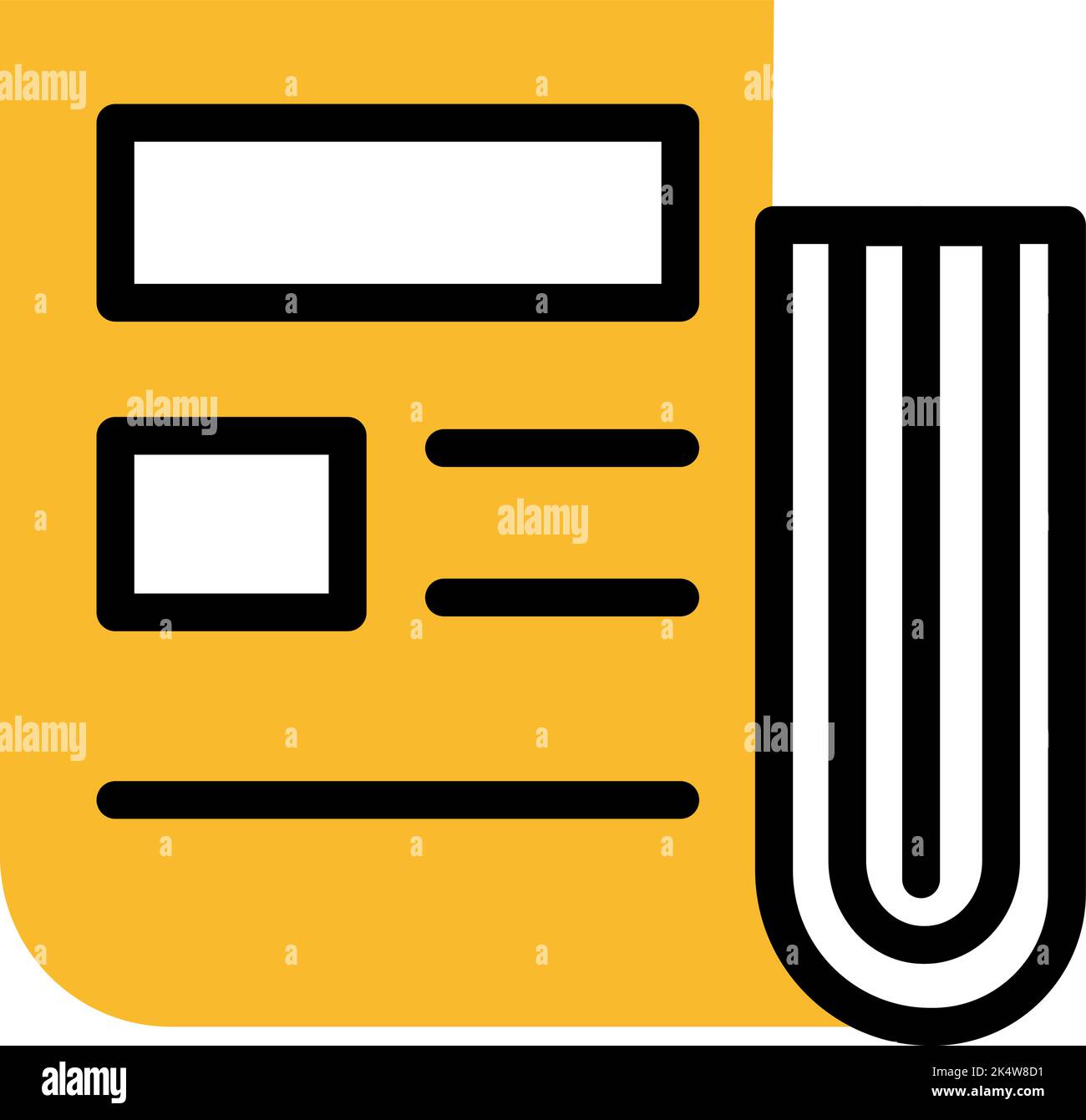 Recycling paper, illustration, vector on a white background. Stock Vector