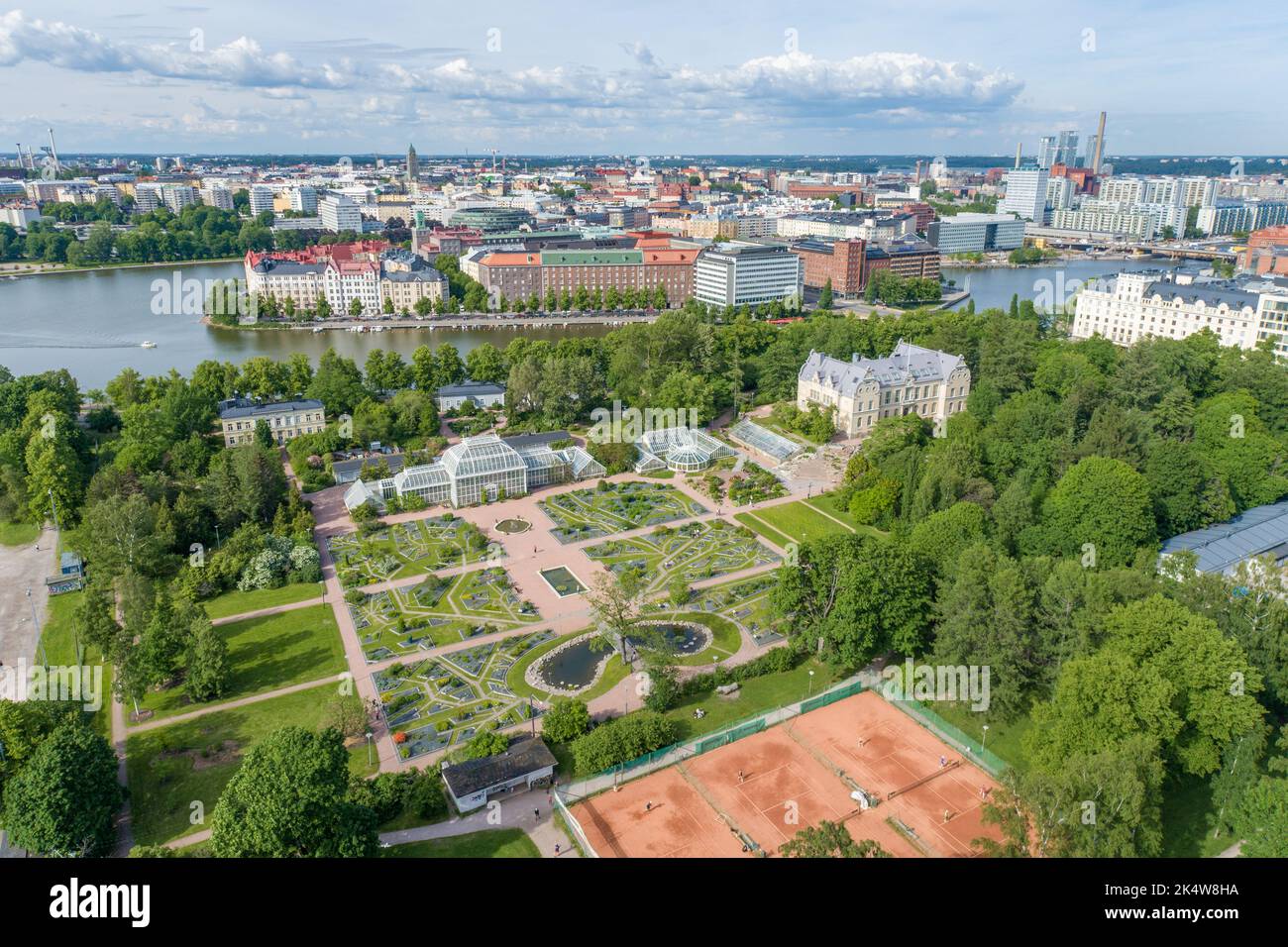 The University of Helsinki Botanical Garden is an institution subordinate to the Finnish Museum of Natural History of the University of Helsinki, whic Stock Photo