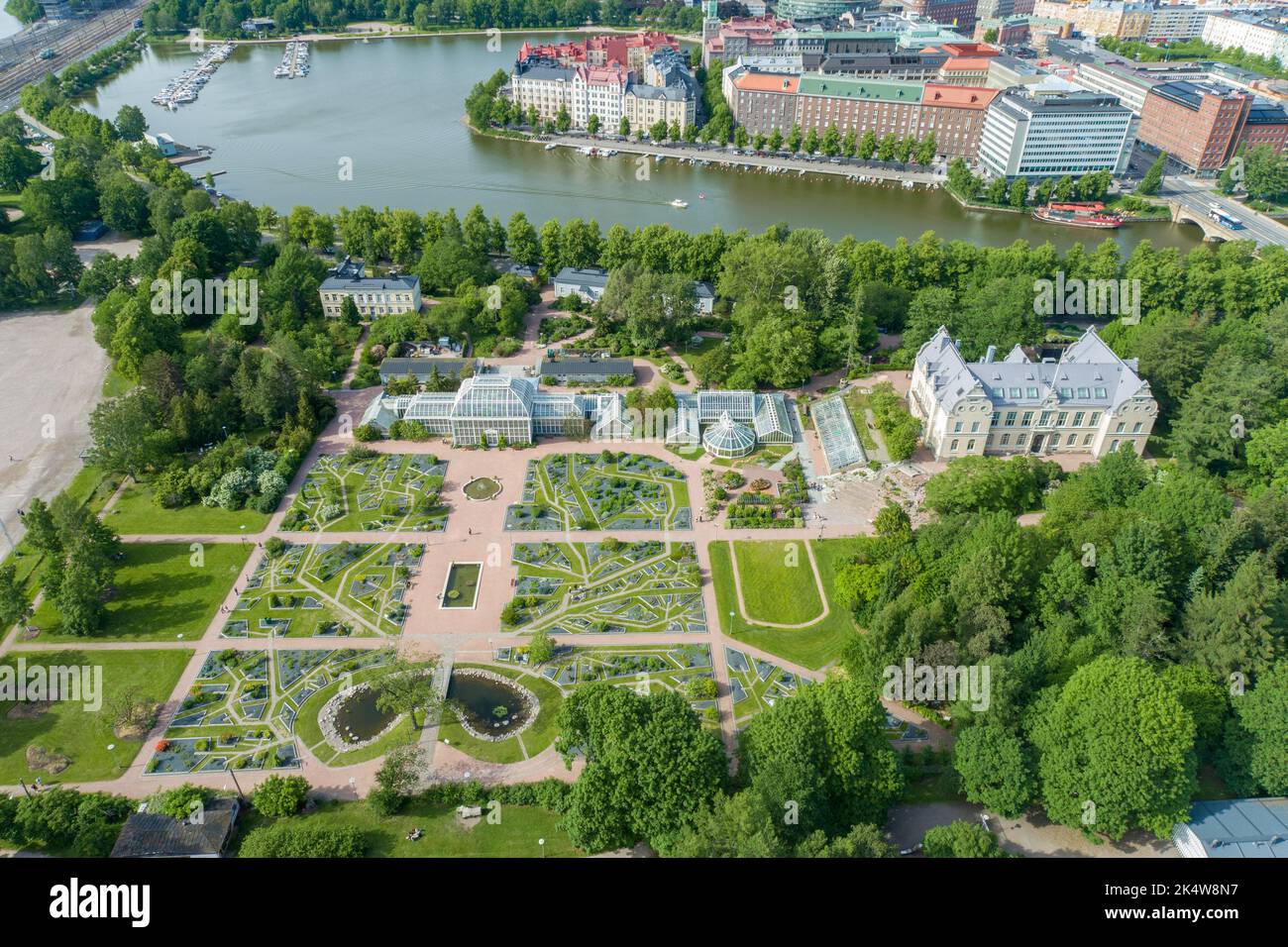 The University of Helsinki Botanical Garden is an institution subordinate to the Finnish Museum of Natural History of the University of Helsinki, whic Stock Photo