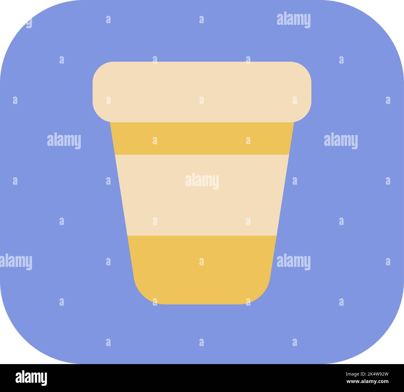 Office coffee, illustration, vector on a white background. Stock Vector