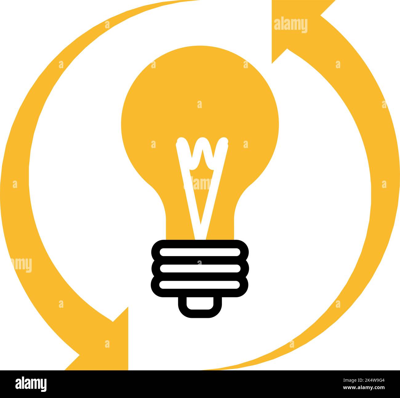 Project menagement generation, illustration, vector on a white background. Stock Vector