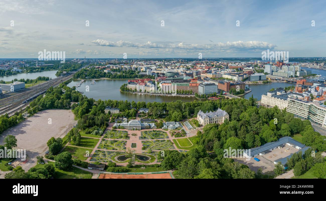 The University of Helsinki Botanical Garden is an institution subordinate to the Finnish Museum of Natural History of the University of Helsinki, whic Stock Photo