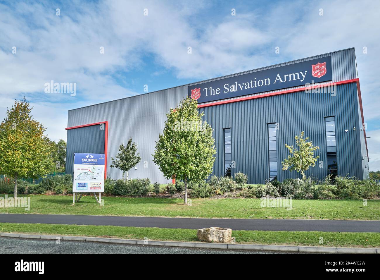 The Salvation Army warehouse at the Kettering Business Park, Kettering