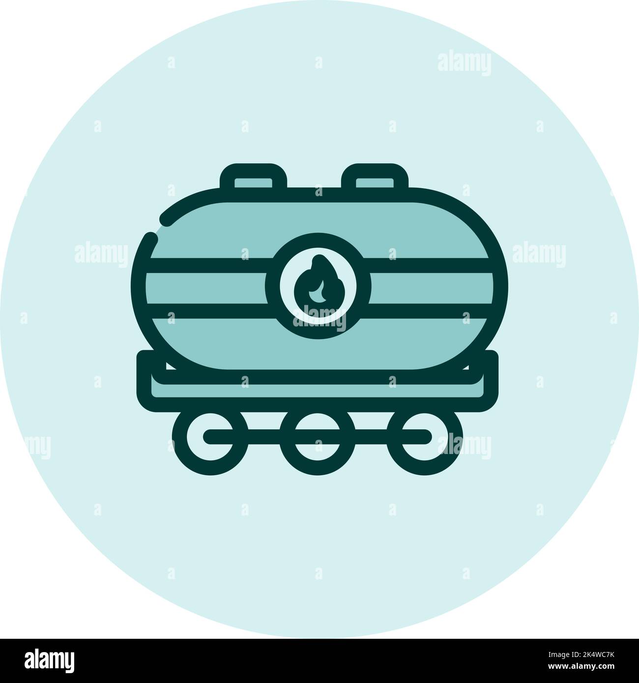 Fuel tank, illustration, vector on a white background Stock Vector