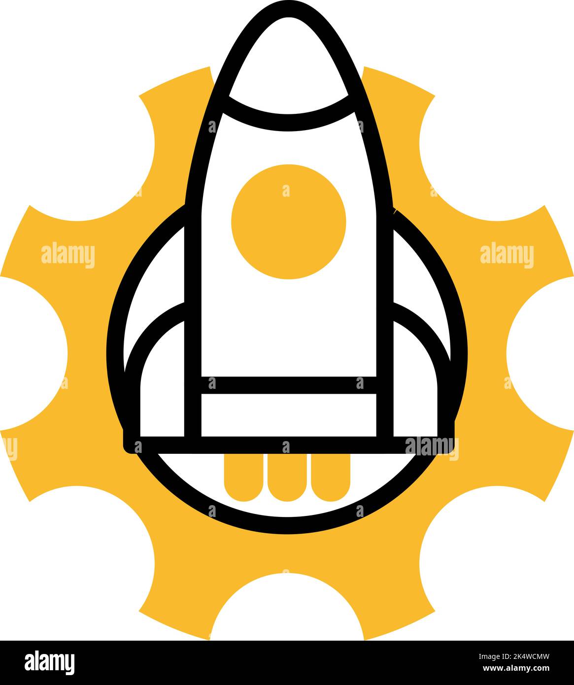 Project menagement start up, illustration, vector on a white background. Stock Vector
