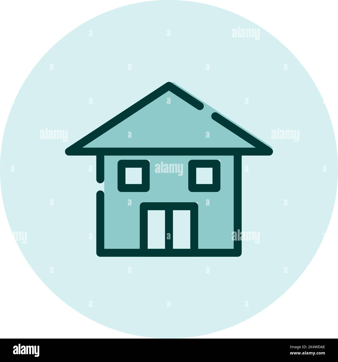 Real estate house on Stock Vector Images - Alamy