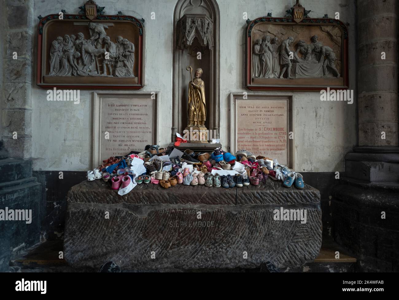 SaintOmer Cathedral Pas de Calais France September 2022 Of the early