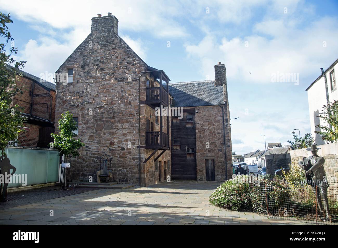 Ayr, Ayrshire, Scotland, September 27th 2022, a view of Loudoun Hall in the town Stock Photo