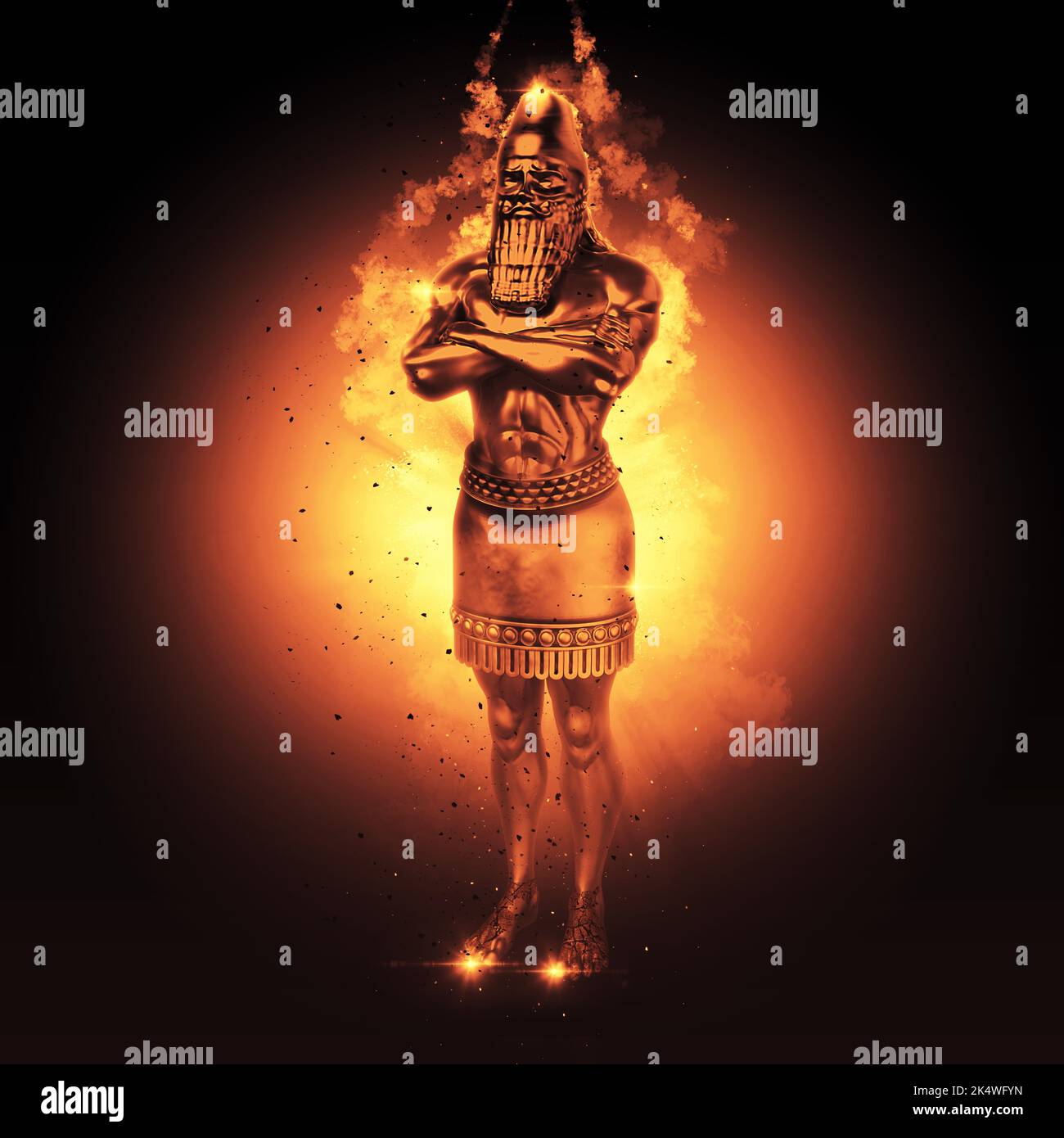 King Nebuchadnezzar's Dream Statue (Daniel's Prophecies) 3D