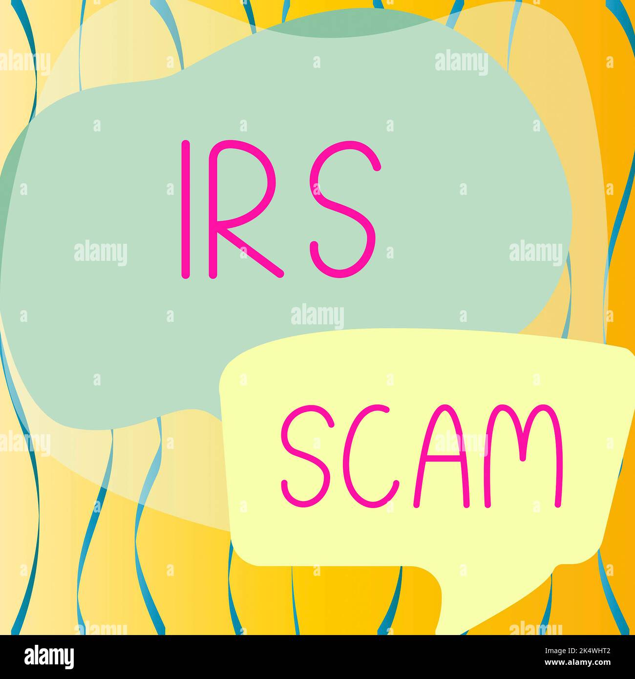 Text Showing Inspiration Irs Scam. Conceptual Photo Targeted Taxpayers ...