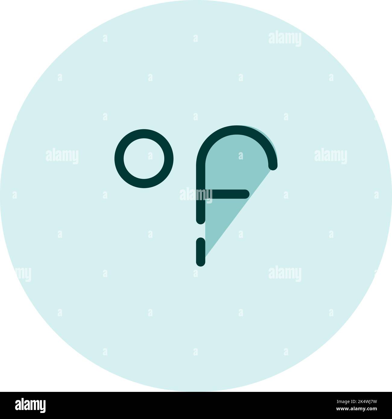 Forecast fahrenheit, illustration, vector on a white background. Stock Vector
