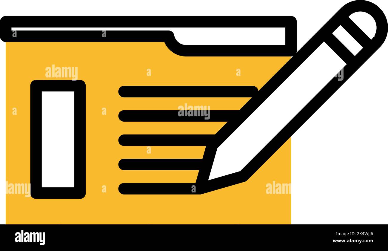 SEO copywritting, illustration, vector on a white background. Stock Vector