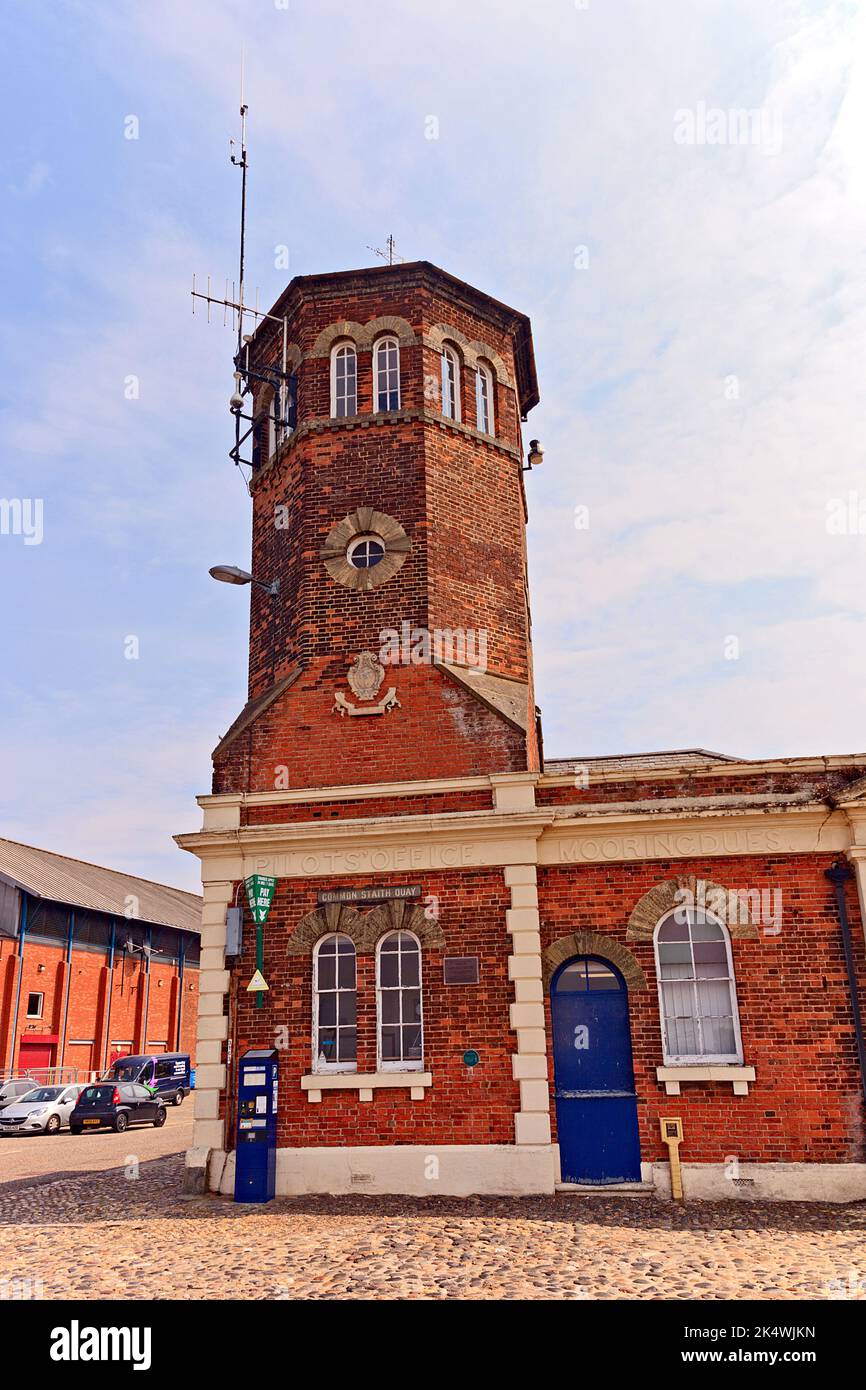 The Pilots Office on Common Staithe Quay in King's Lynn, Norfolk, UK