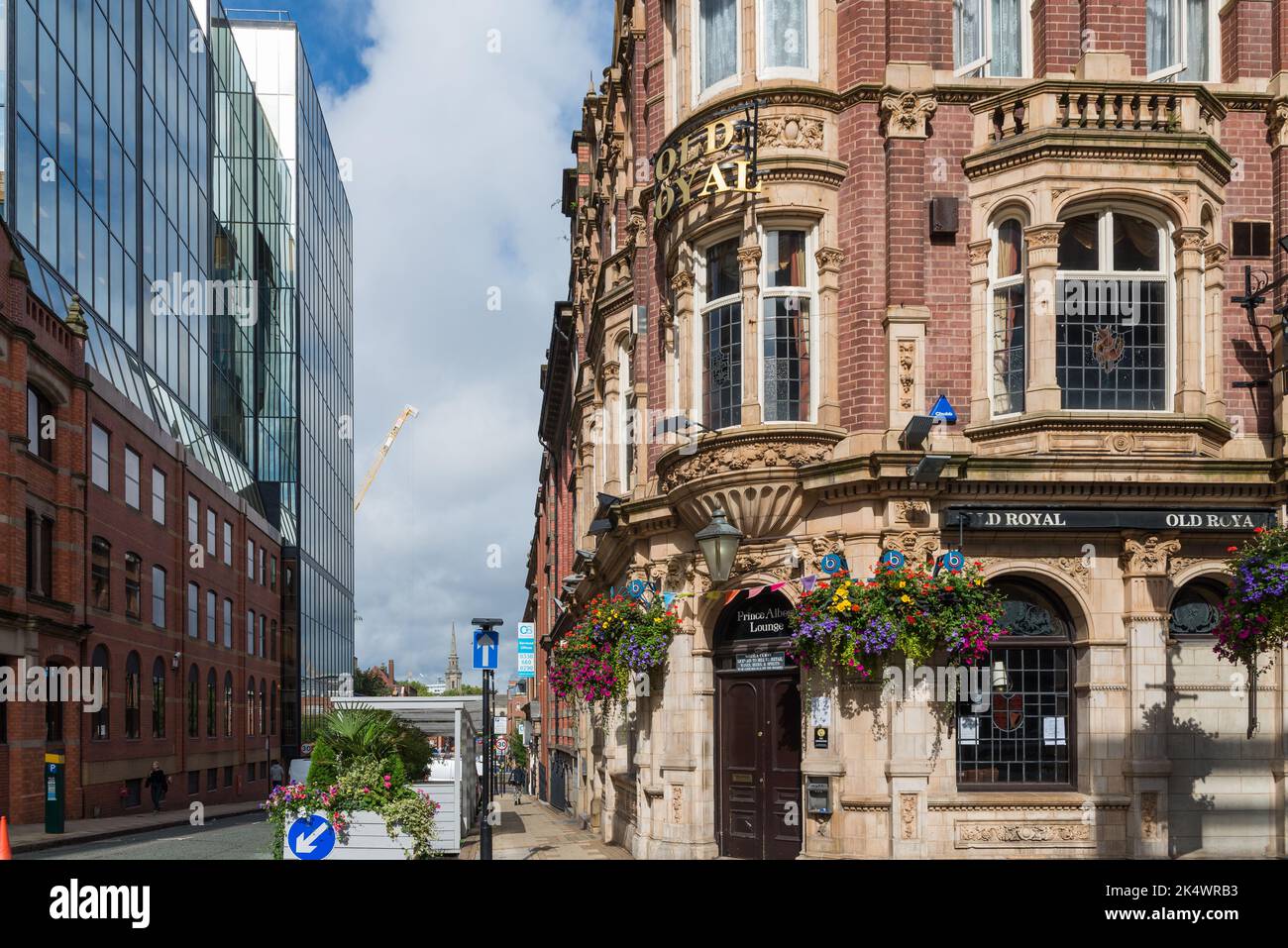 The Old Royal Pub in Church Street, Birmingham city centre, UK Stock Photo