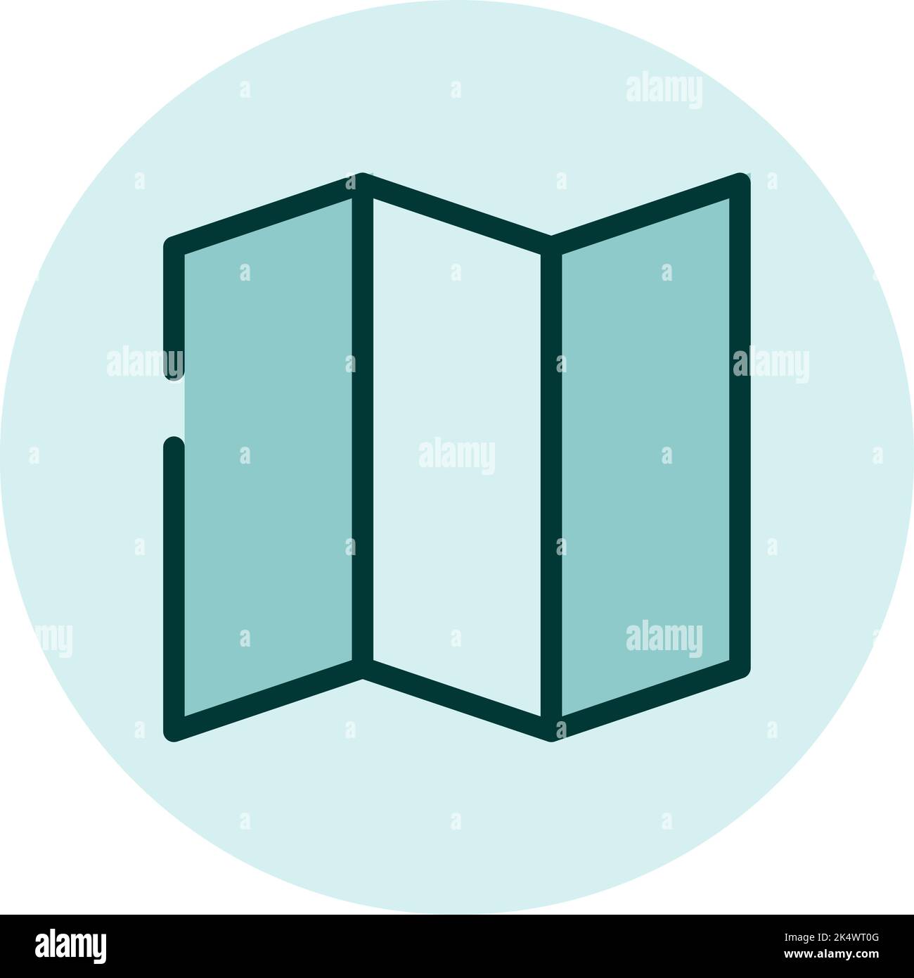 Contacts map card illustration - Contacts Map Card Illustration Vector On A White Background 2K4WT0G 