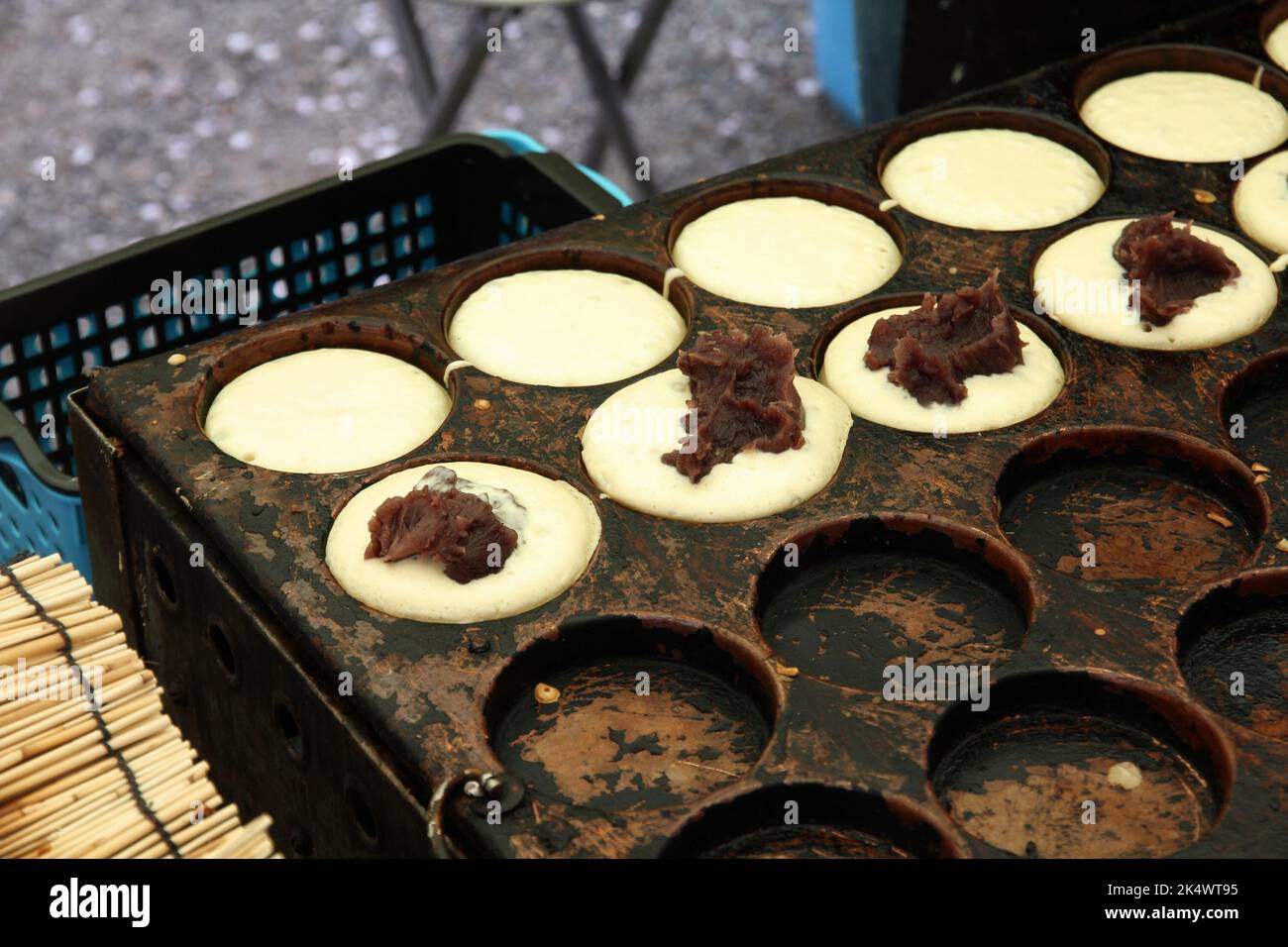 Galdéria De Bean Paste Swiss Roll Ichiroku, Doces Japoneses Foto