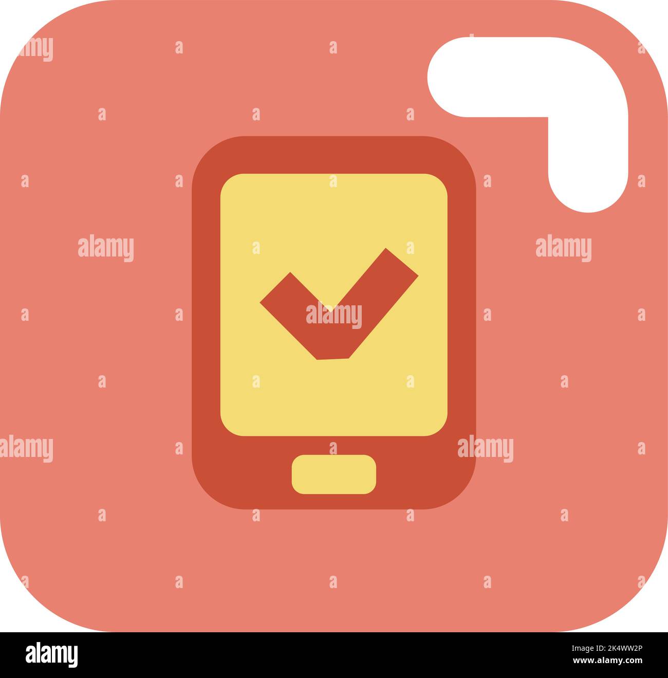 Delivery check, illustration, vector on a white background Stock Vector ...