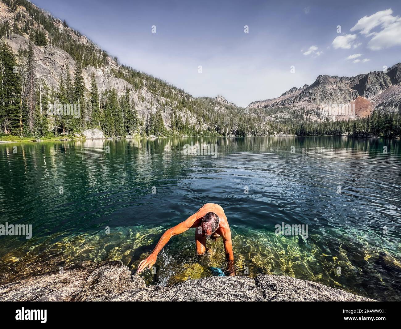 Skinny dipping in lake hi-res stock photography and images - Alamy