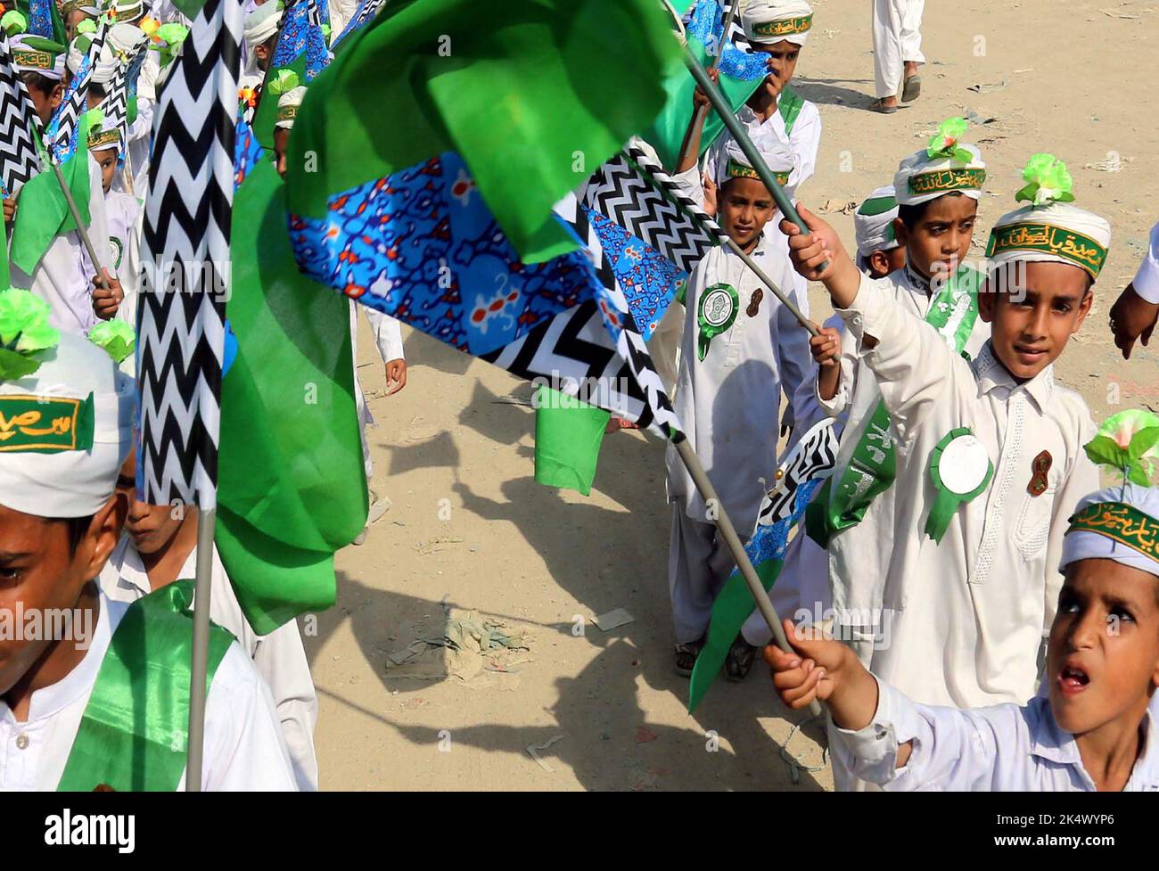 Sunni Muslims are holding Jashan-e- Eid Milad- un-Nabi (SAW) rally in ...