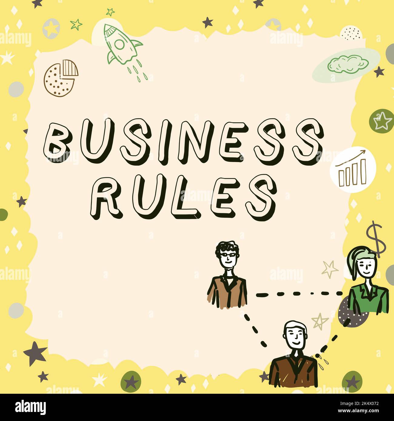 Hand writing sign Business Rules. Business idea the principles which ...