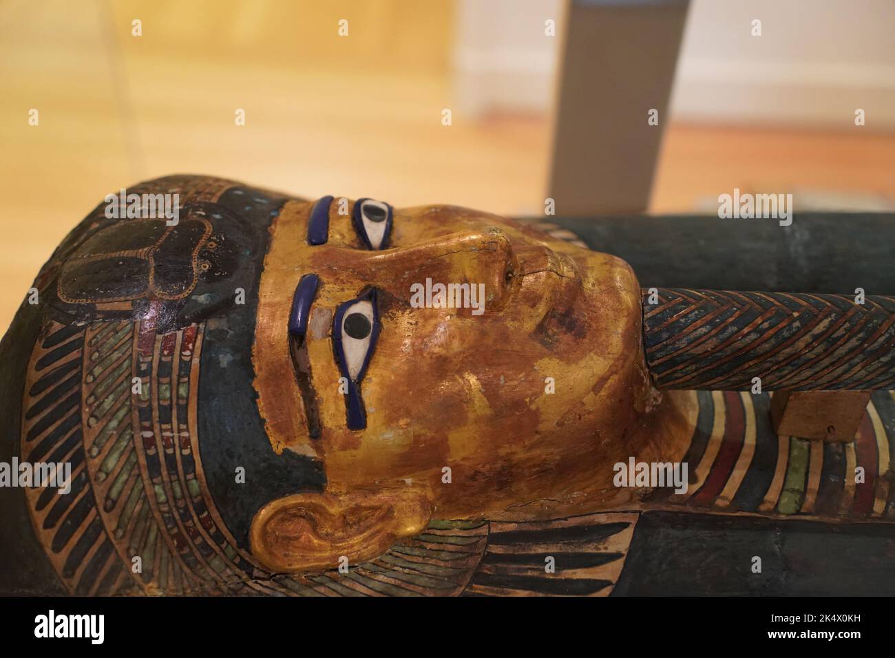 egyptian wooden sarcophagus hieroglyphs detail close up Stock Photo Alamy