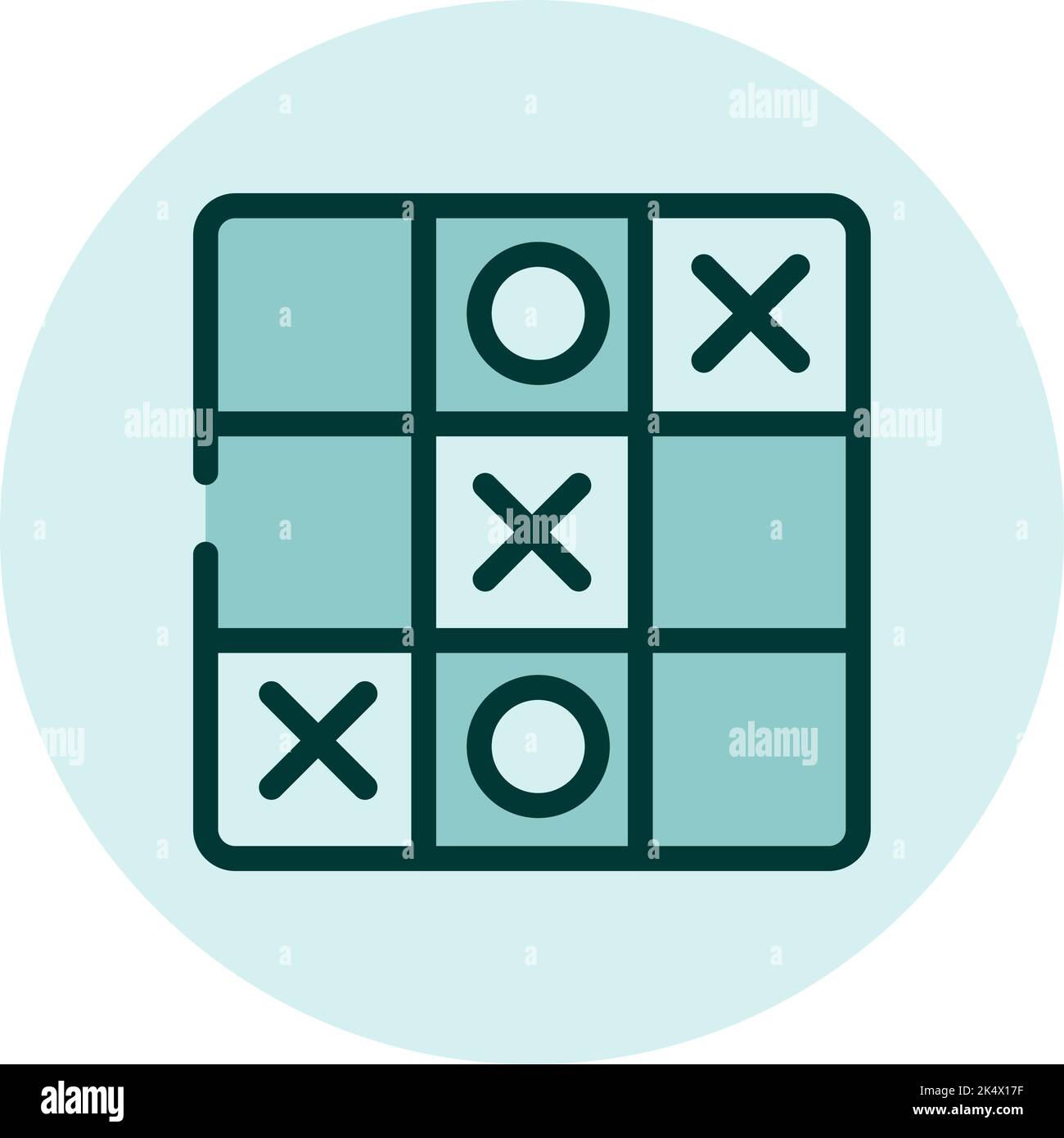 Tic tac toe game Cut Out Stock Images & Pictures - Alamy