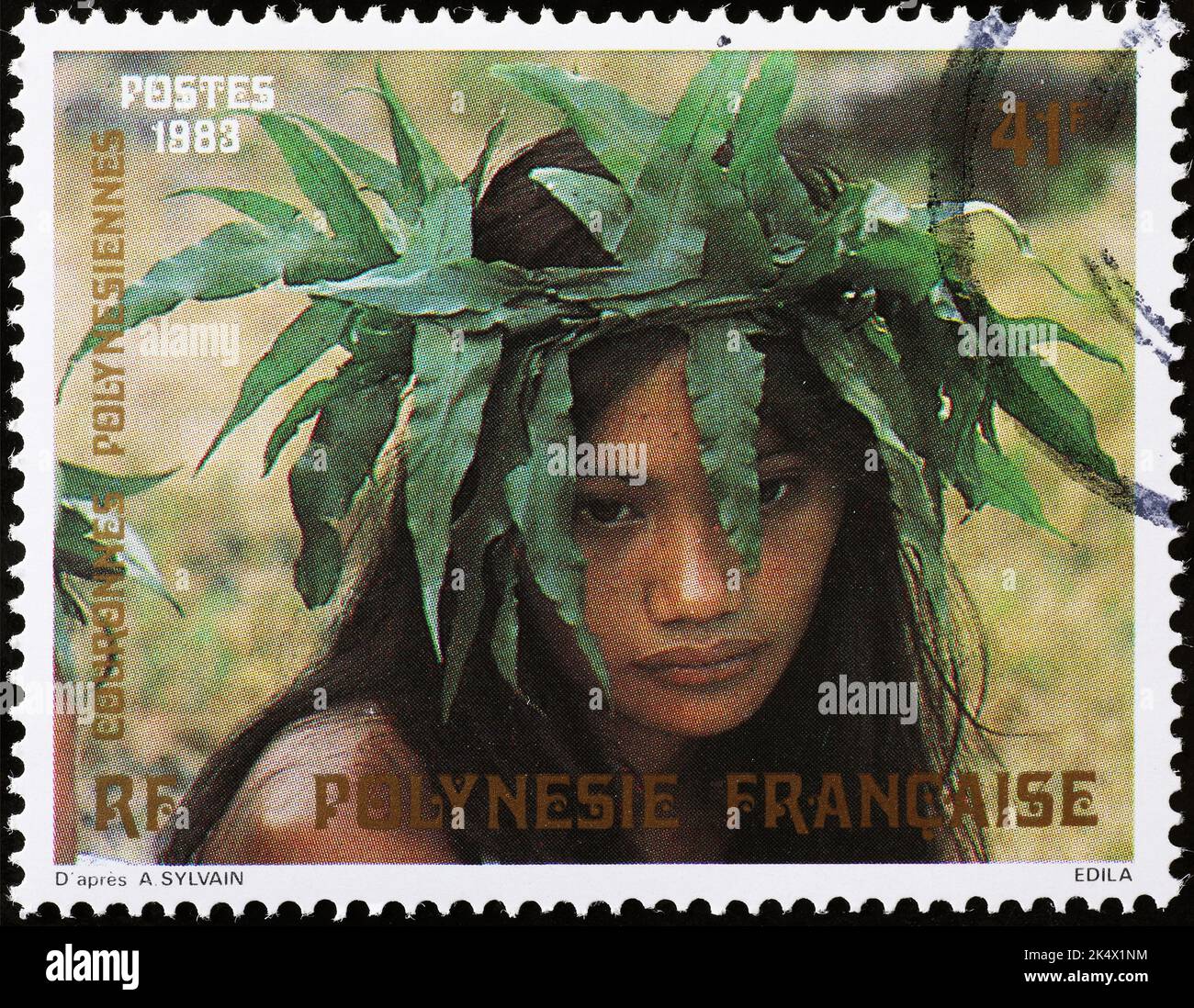 Polynesia, Polynesian Women Vintage silver print. Tirage argentique d'époque