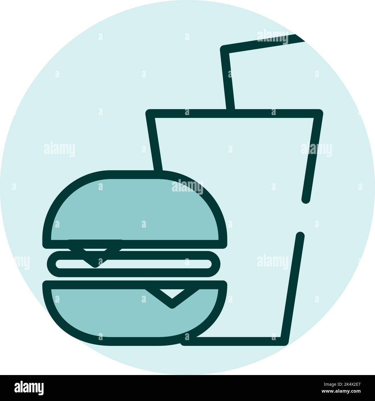 Fast Food Shop Illustration Vector On A White Background Stock Vector fast-food-shop-illustration-vector-on-a-white-background-stock-vector