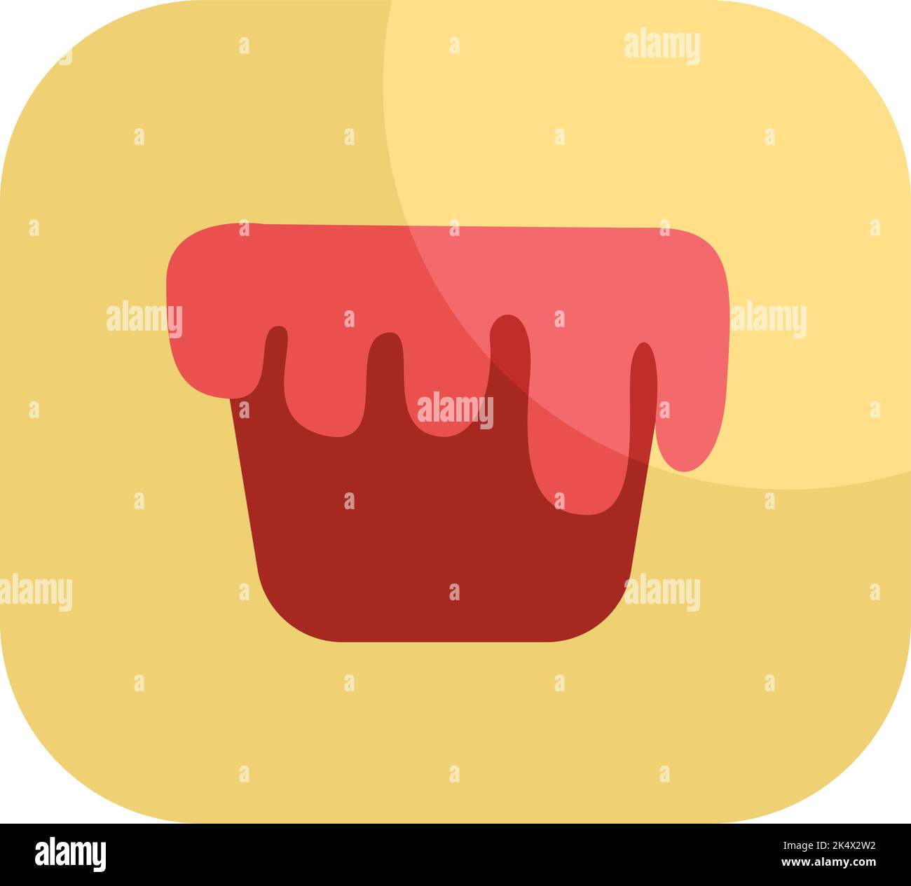 Cooking hobbie, illustration, vector on a white background. Stock Vector