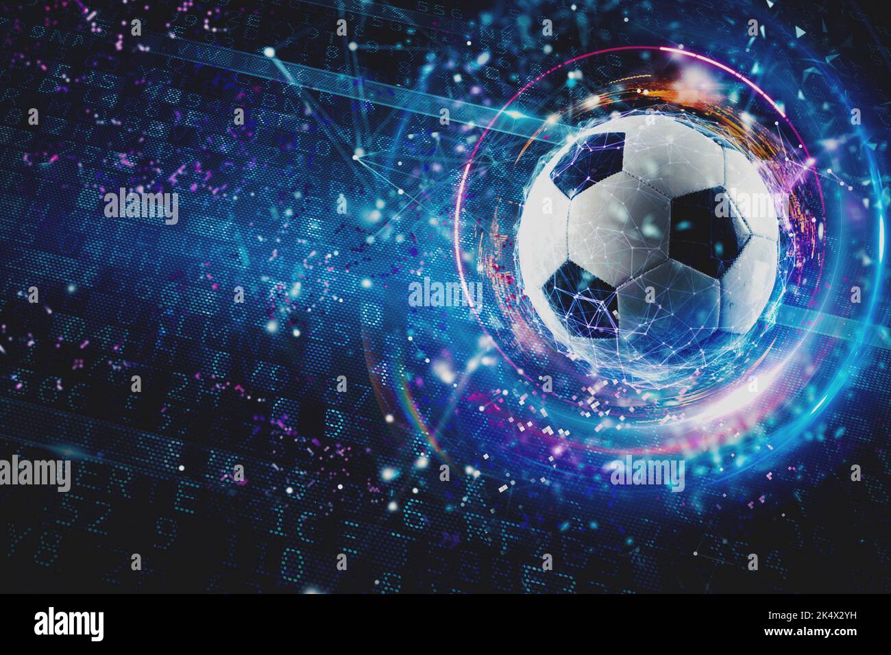 live streaming of a soccer match Stock Photo Alamy